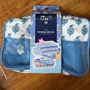 NWT Roller Rabbit x Target 3pc Packing Cube Set - Blue